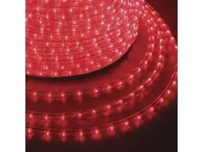 Дюралайт LED, постоянное свечение (2W) - красный, 30 LED/м, бухта 100м