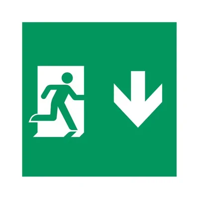 Пиктограмма EMGP-MARK-MA-DOWN (Человек, Вниз) (Arlight, Пластик) 059835