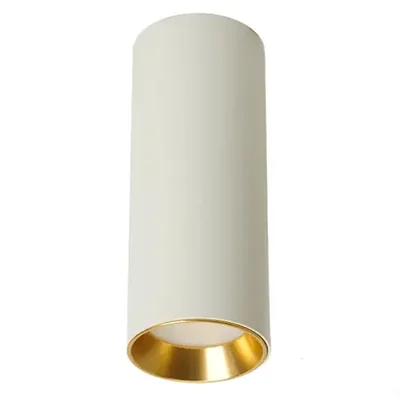 Светильник потолочный Feron ML101 Barrel MR11 GU10 35W 230V, белый + золото