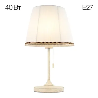 Citilux Линц CL402720 Настольная лампа патина с белым абажуром