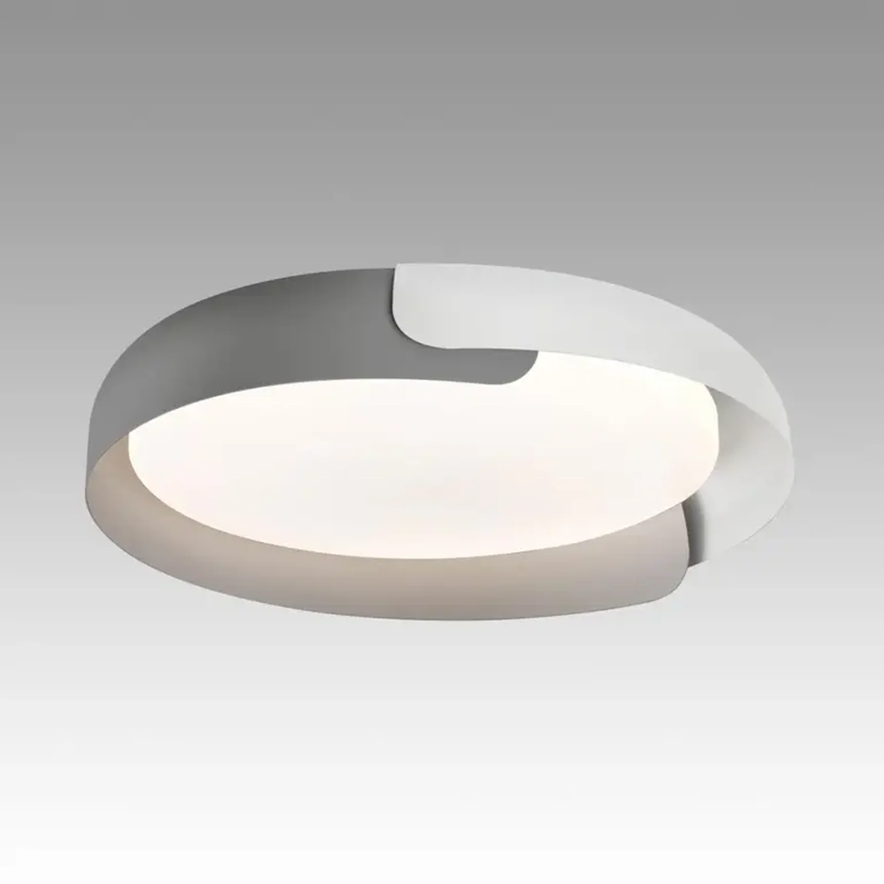 7707/60L AVRA LED SN 26 Светильник металл/пластик/белый/серый LED 60Вт 3000-6000K D580 IP20 пульт ДУ ANTARES