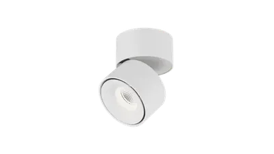 Светильник светодиодный потолочный накладной поворотный, серия I, Белый, 15Вт, IP20, Теплый белый (3000К), I-SF-WH-WW