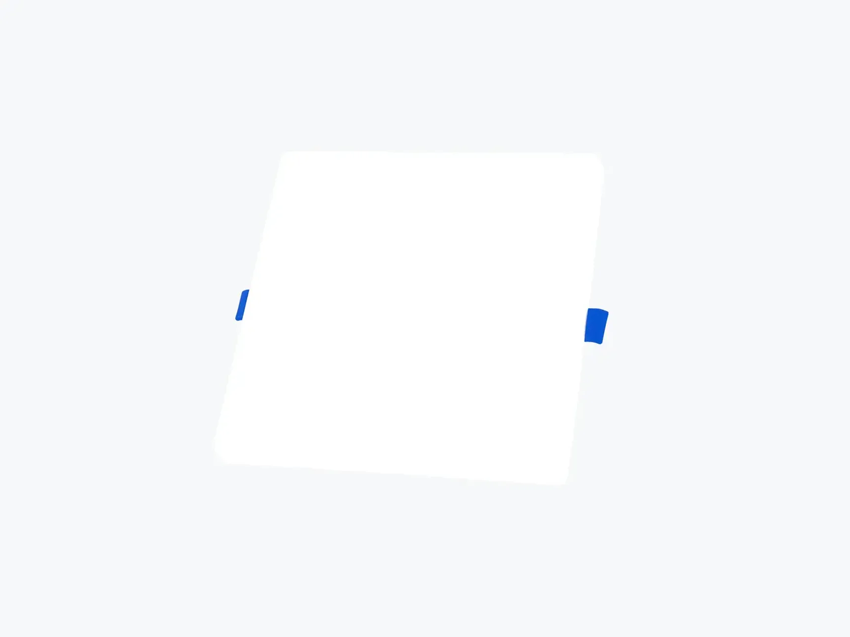 Встраиваемый светильник 24Вт 4000К квадратный, серия FRAME 008684