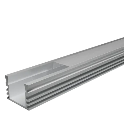 Профиль алюминиевый WOLTA WAP-S-16/12/2000-A накладной серый 12x16x2000мм