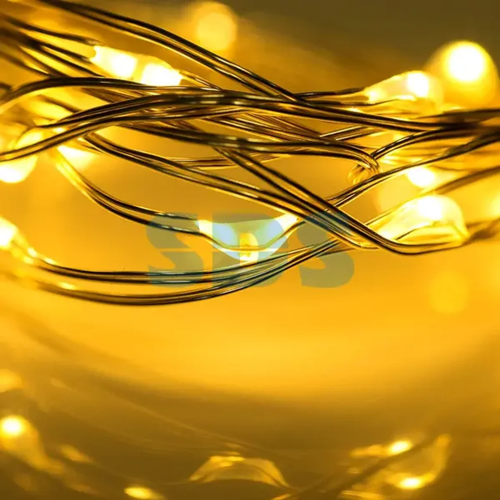 Гирлянда Роса, 2 м, 20 диодов, цвет теплый белый