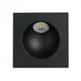 900251 Cветодиодный встраиваемый спот ZARATE, 2W(LED), 3000K, 90lm, алюминий, черный/пластик, белый