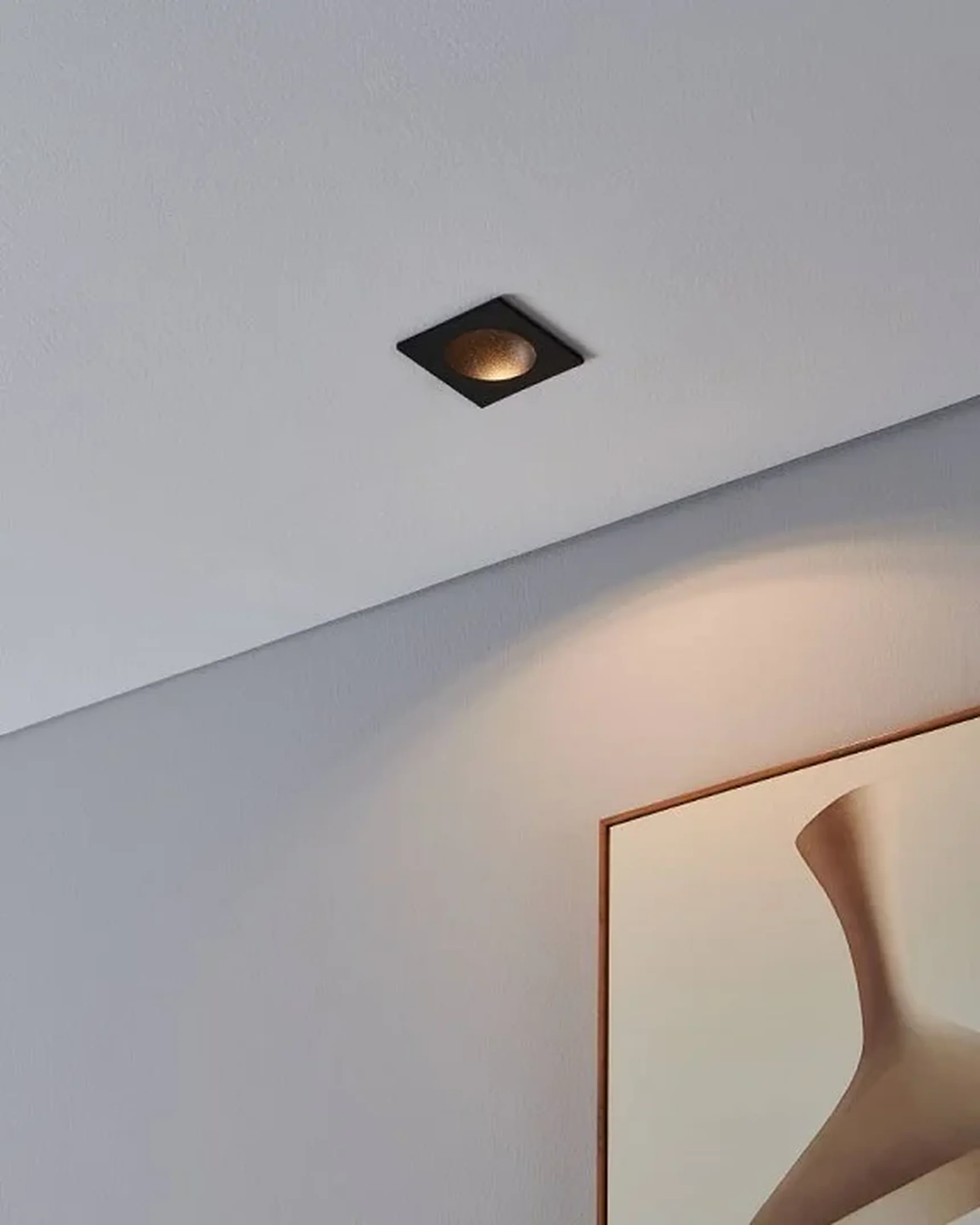 900251 Cветодиодный встраиваемый спот ZARATE, 2W(LED), 3000K, 90lm, алюминий, черный/пластик, белый