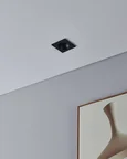 900251 Cветодиодный встраиваемый спот ZARATE, 2W(LED), 3000K, 90lm, алюминий, черный/пластик, белый