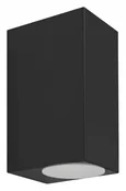 900276 Уличное бра JABAGA, 2X4,6W (GU10-LED), 2X400lm, IP44, H155, пластик, черный / пластик