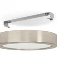 900583 Накладной светильник диммируемый FUEVA 5, 11W (LED), 3000K, ?160, сталь, матовый никель / пла