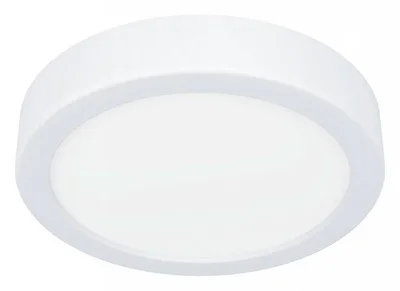 900638 Накладной светильник FUEVA 5, 11W (LED), 3000K, IP44, ?160, сталь, белый / пластик, белый