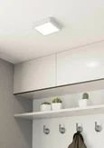 900646 Накладной светильник FUEVA 5, 11W (LED), 3000K, IP44, L160, B160, H28, сталь, белый / пласти