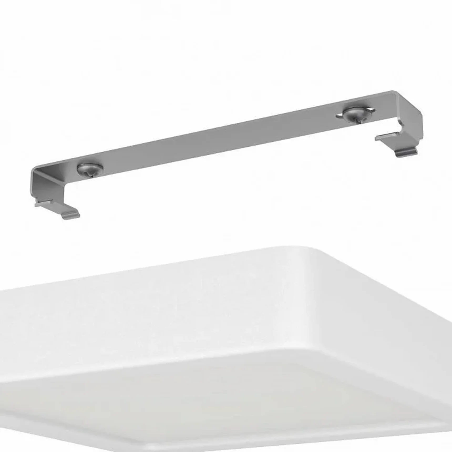 900646 Накладной светильник FUEVA 5, 11W (LED), 3000K, IP44, L160, B160, H28, сталь, белый / пласти
