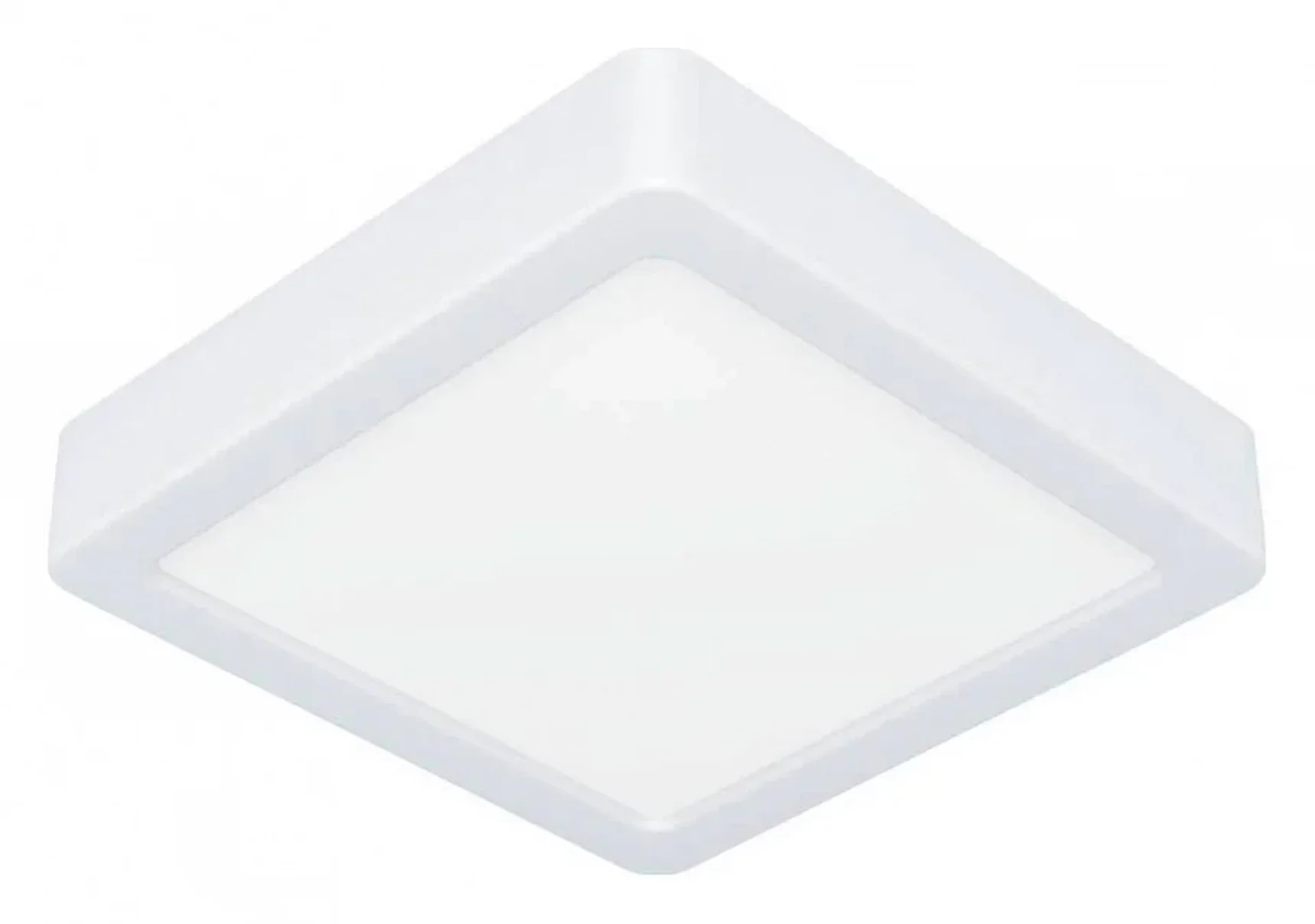 900646 Накладной светильник FUEVA 5, 11W (LED), 3000K, IP44, L160, B160, H28, сталь, белый / пласти