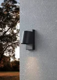 900691 Уличное бра STAGNONE, 1X4,6W (GU10-LED), 400lm, IP54, H205, алюминий, сталь, черный / стекло,