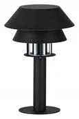 900802 Уличный напольный светильник CHIAPPERA, 1X40W (E27), IP65, H330, сталь, черный, белый / прозр