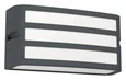 900811 Уличное бра CAMARDA, 1X40W (E27), IP54, H110, алюминий, антрацитовый / пластик, белый