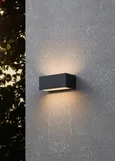 900885 Уличное бра SPONGANO, 2X5W (LED), 3000K, 4000K, 5000K, 6500K, 1200lm, IP65, H90, алюминий, че