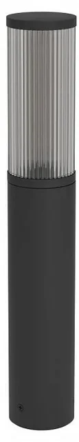 901034 Уличный напольный светильник SALLE, 1X15W (E27), IP54, H465, алюминий, пластик, чёрный/пластик, полупрозрачный