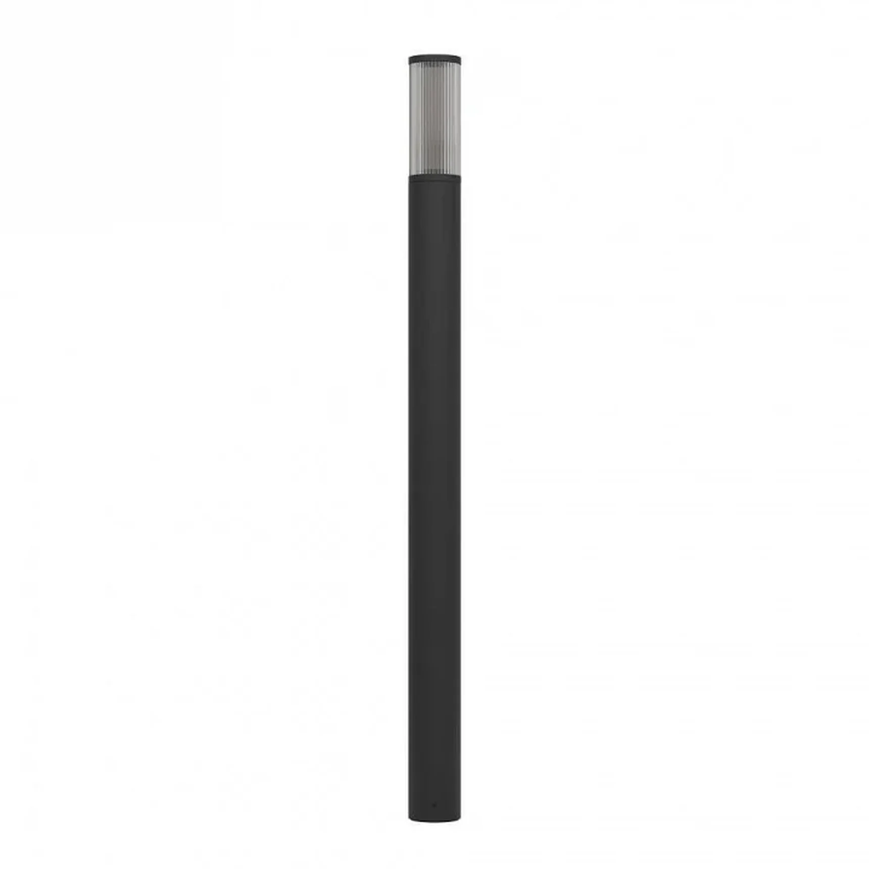 901035 Уличный напольный светильник SALLE, 1X15W (E27), IP54, H1100, алюминий, пластик, чёрный/пластик, полупрозрачный