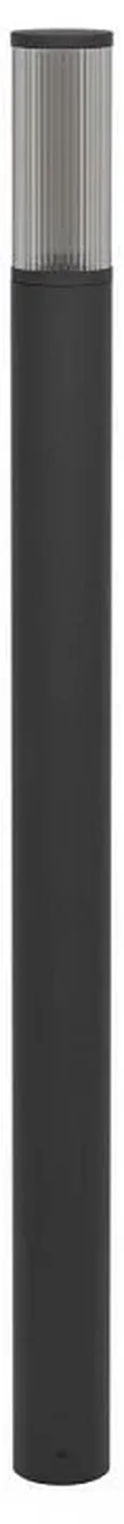 901035 Уличный напольный светильник SALLE, 1X15W (E27), IP54, H1100, алюминий, пластик, чёрный/пластик, полупрозрачный