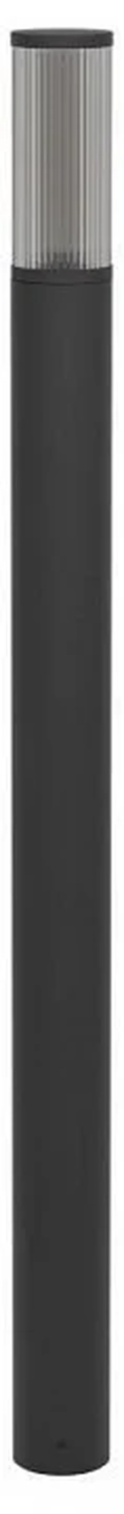 901035 Уличный напольный светильник SALLE, 1X15W (E27), IP54, H1100, алюминий, пластик, чёрный/пластик, полупрозрачный