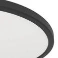 901572 Светодиод потолочн свет-к MINERARIO, 16,4W(LED), ?300, IP54, 3000K, 2500lm, пластик, черн, пл