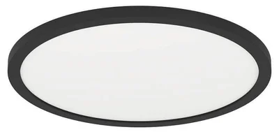 901572 Светодиод потолочн свет-к MINERARIO, 16,4W(LED), ?300, IP54, 3000K, 2500lm, пластик, черн, пл