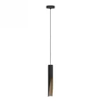 901732 Подвесной светильник BARBOTTO, 1X4,5W(GU10-LED), H1100, 345lm, сталь, дерево, черный, коричневый