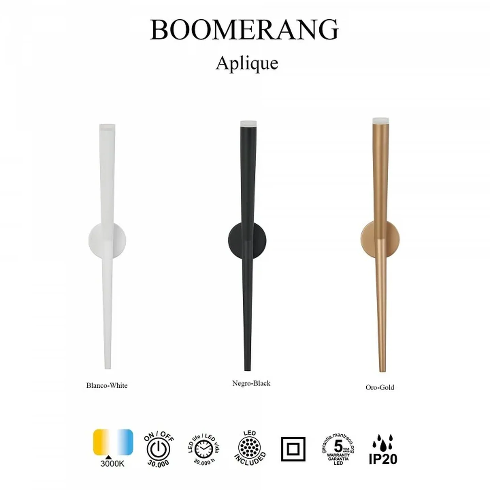 9236 Настенный светильник BOOMERANG