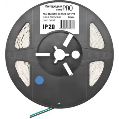 Светодиодная лента NLS-3528B60-4.8-IP20-12V-Pro R5