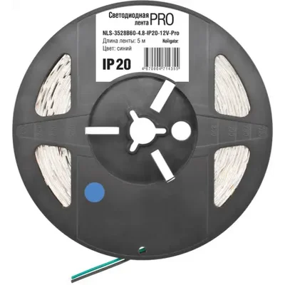 Светодиодная лента NLS-3528B60-4.8-IP20-12V-Pro R5
