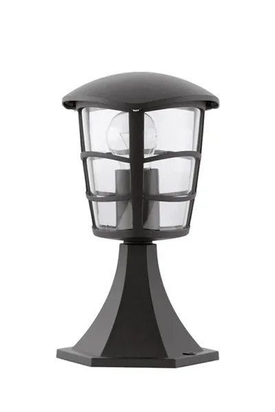 Уличный светильник напольный ALORIA, 1х60W (E27), H300, алюминий, черный/пластик прозрачный