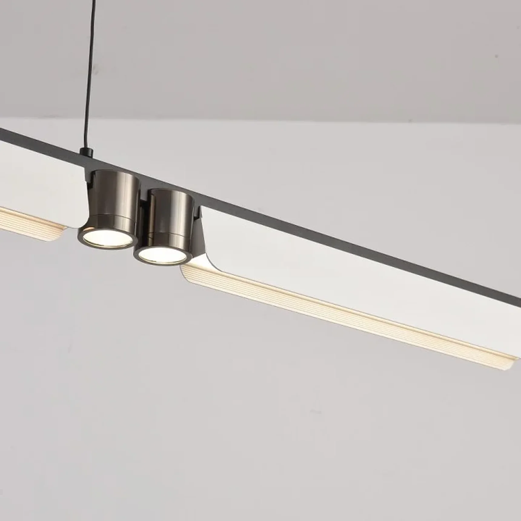 Подвесной светильник Vision 9309D-1200-2 WH+BK