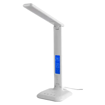 Настольный светильник GLTL-034 8вт 610лм диспл с часами