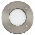 Уличный светодиодный светильник встраиваемый LAMEDO, 1х2,5W (LED), D100, IP67, нерж. сталь/стекло