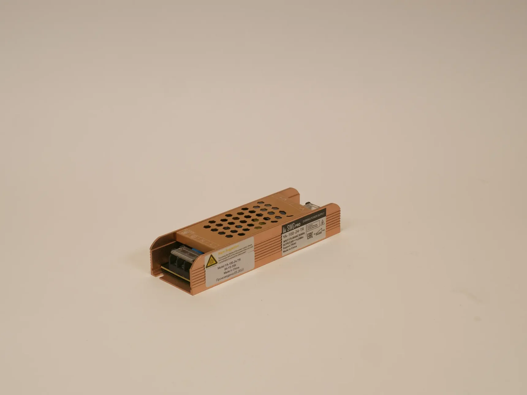 Блок питания для светодиодной ленты, с диммированием TRIAC 100Вт, 24В, YA-100-24-TR