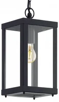 Уличный подвес ALAMONTE, 1х60W (E27), H1285, гальван. сталь, черный/стекло
