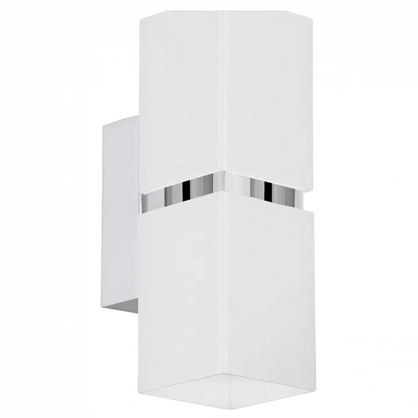 Светодиодное бра PASSA, 2х3,3W(GU10), L55, H170, сталь, хром, белый