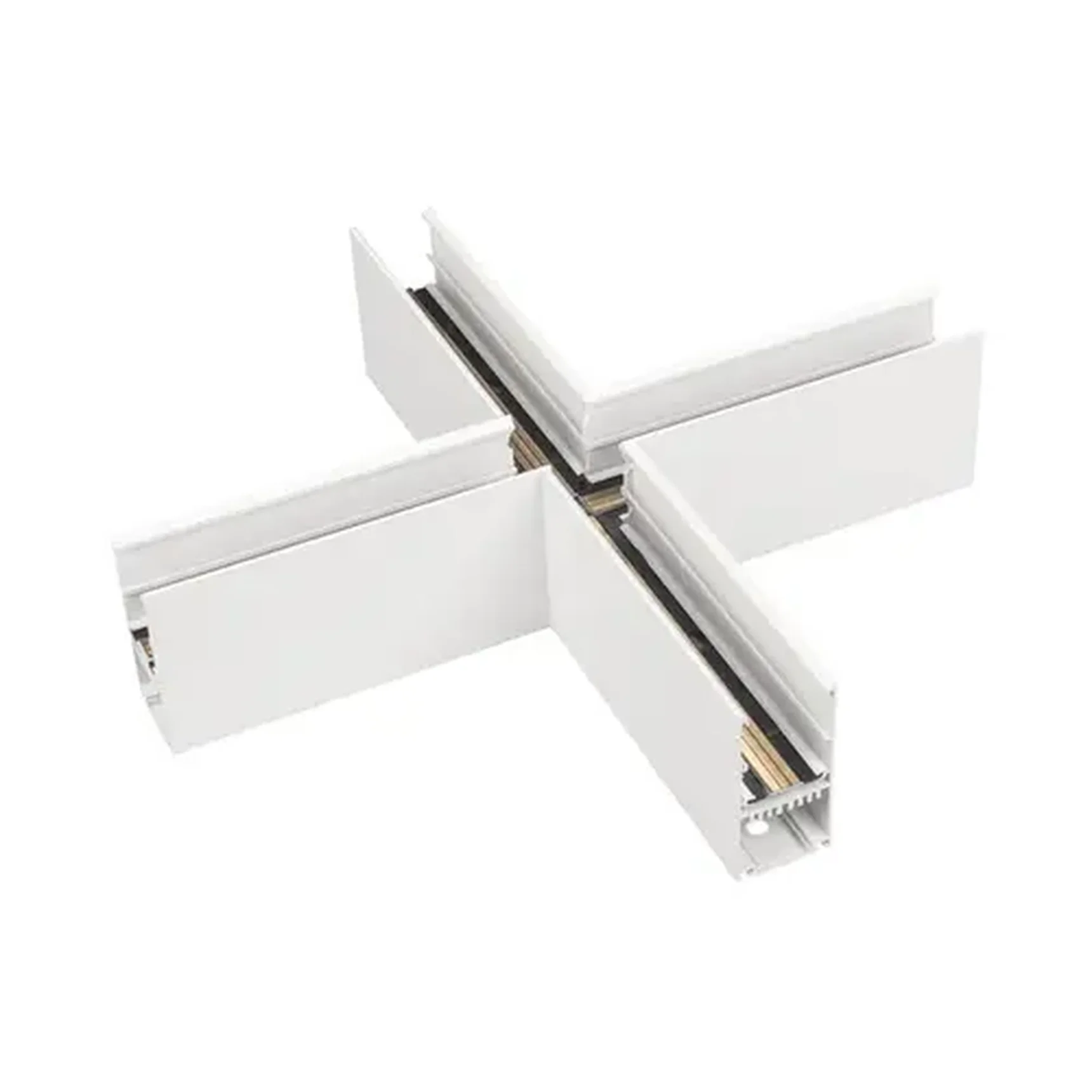 Коннектор крестовой MAG-CON-4592-X90 (WH) (Arlight, IP20 Металл, 5 лет)