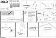 Светодиодный ультратонкая встраиваемая панель FUEVA 1, 11W (LED) 3000K, d170, IP44, хром