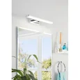 Светодиод. подсветка для зеркал PANDELLA 1, 7,4W(LED), L400, IP44, сталь, хром, серебро/пластик, белый
