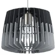 Подвесной светильник ARTANA, 1х60W (E27), ?300, H1100, сталь, никель мат./дерево, серый, черный
