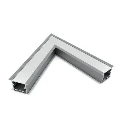 Соединитель RVE-CONNECT-60 угловой 60° для встраиваемого профиля 49х32 мм.