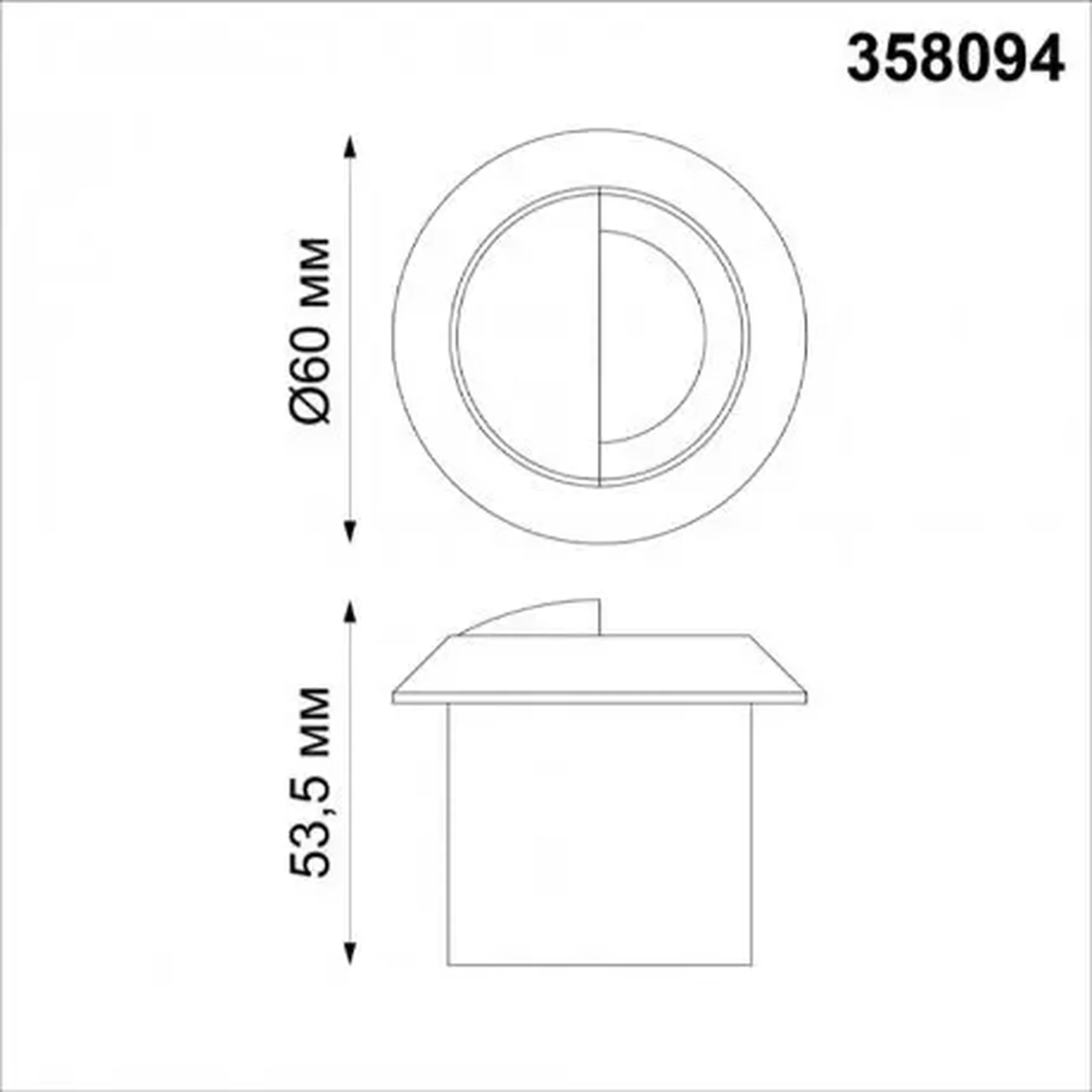 Светодиодная встраиваемая влагозащищенная подсветка ступеней Novotech Scala 358094