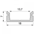 Профиль Deko-Light U-profile flat AU-01-12 970040