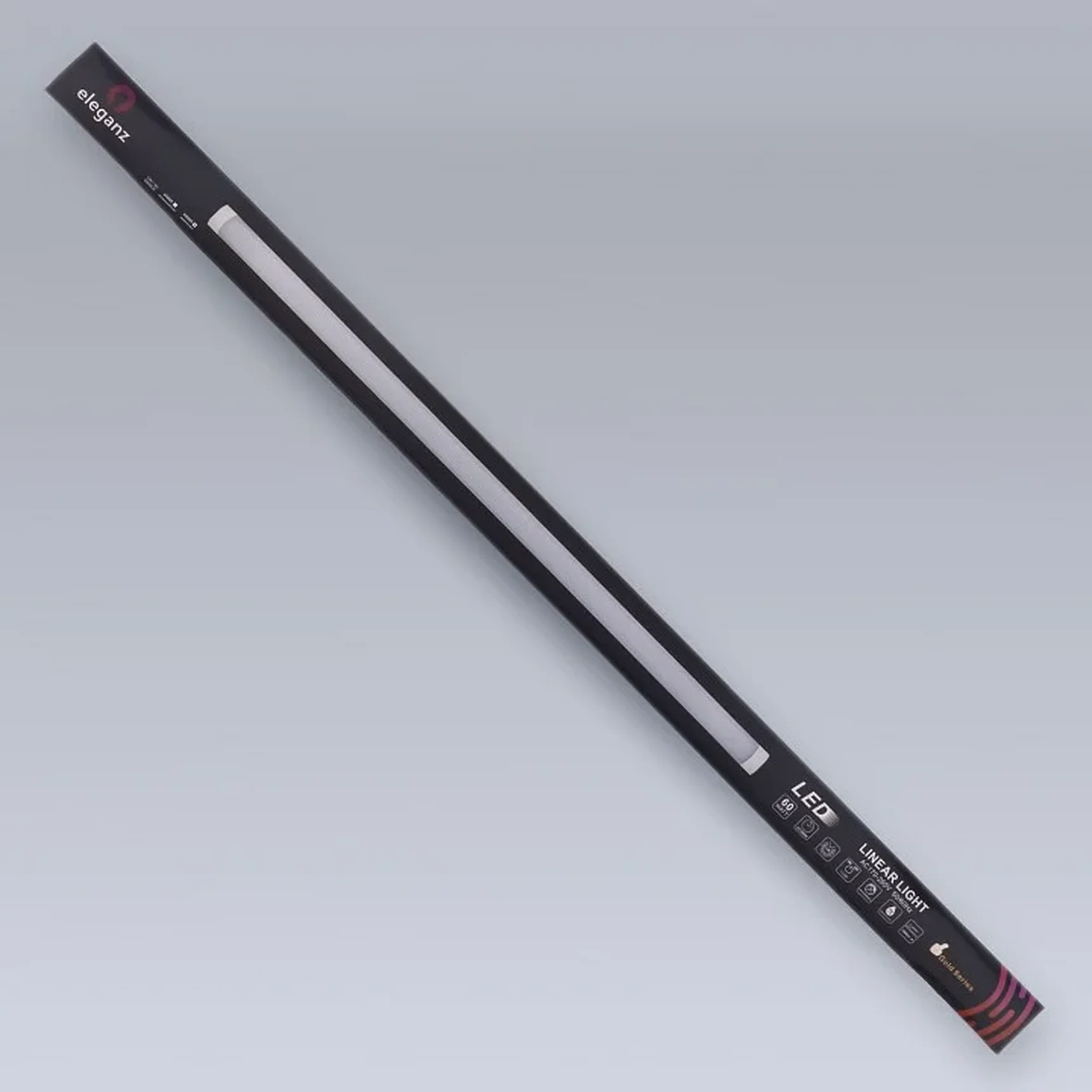 Линейная панель 60W холодная 6000К 1500*75*25мм 220V IP40