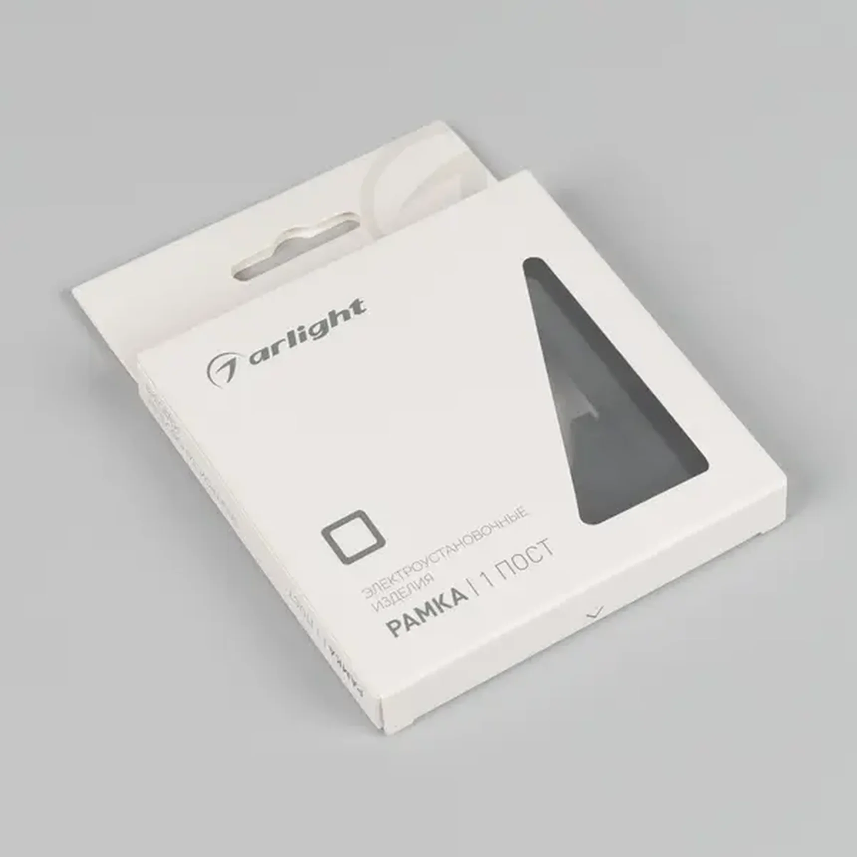 Рамка пластиковая FRM-PERIO-PL-1-BK (Arlight, -)