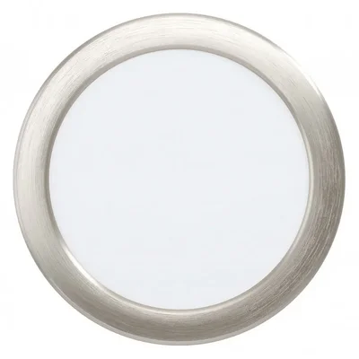 99154 Светодиодный встраиваемый светильник FUEVA 5, 10,5W (LED), ?166, ET26, 1350lm, 4000K, сталь, никель