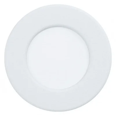 99206 Светодиодный встраиваемый светильник FUEVA 5, 2,7W (LED), D86, ET26, IP44, 360lm, 4000K, сталь, бел